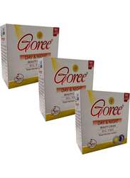 Goree Day and Night Beauty Cream Oil Free, Pack 3 x 30g