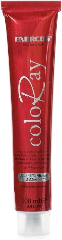 Enercos Professional Coloray Cream Hair Color 6.8  Dark Blonde Chocolate  100 Ml