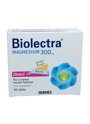 Biolectra Magnesium Food Supplement, 300mg, 20 Sticks