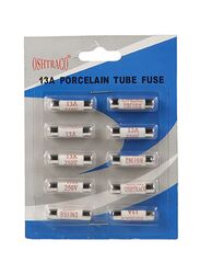 Oshtraco 10-Piece Fuse Pack, Clear/Silver