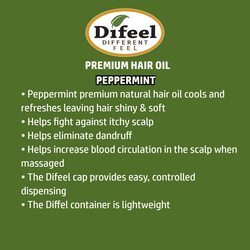 Difeel Peppermint Premium Natural Hair Oil, 75ml