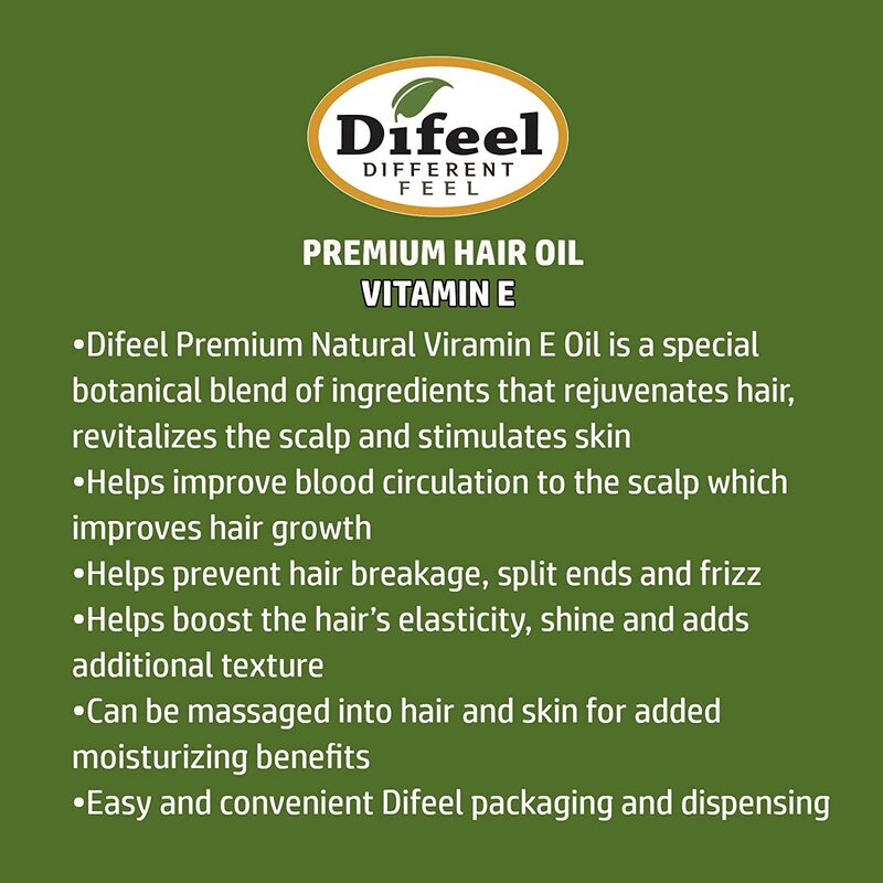 Difeel Organic Premium Natural Hair Oil, 236ml