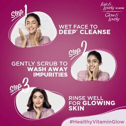 Glow & Lovely Fair & Lovely Formerly Face Wash with Activated Charcoal, 150ml