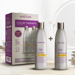 Kativa Color Therapy Blue Violet Shampoo & Conditioner Set, 2 Pieces