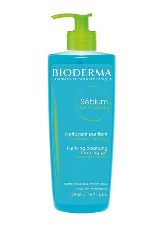 Bioderma Sebium Cleansing And Foaming Gel, 500ml