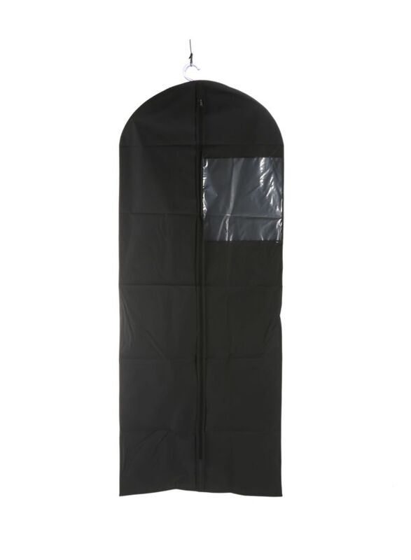 Wenko Foldable Comfort Suit Laundry Bag, 60 x 100 cm, Black