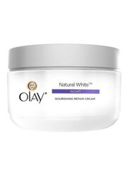 Olay Natural White Night Nourishing Repair Cream, 50ml