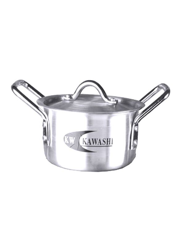 Kawashi 7-Piece Cooking Pots Set, Silver