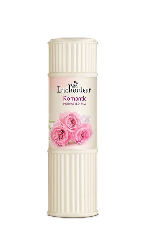 Enchanteur Romantic Perfumed Talc Powder, 200gm, White