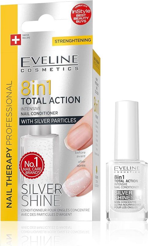 Eveline Cosmetics Silver Shine 8in1 Nail Therapy Conditioner 12ml