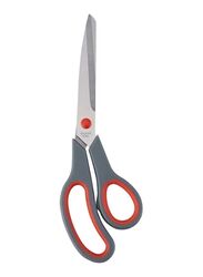 Suki Corrosion Resistant Stainless Steel Cutting Scissor, Grey/Red/Silver