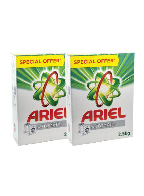 

Ariel Automatic Laundry Powder Detergent, 2 x 2.5 Kg