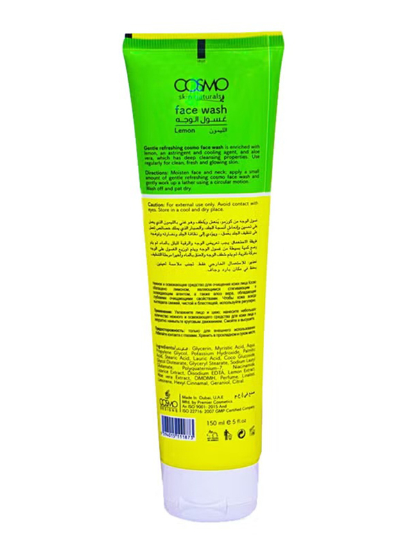 Cosmo Beauty Treat Lemon Face Wash, 150ml