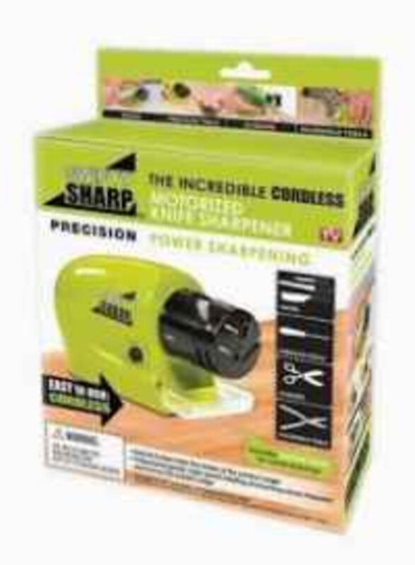 

Swifty Sharp Cordless Motorized Knife Sharpener, Green/Black