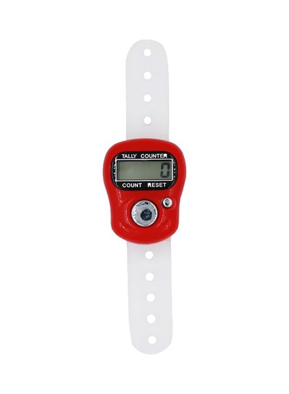 XbotMax Electronic Digital Knitting Tally Counter, Red