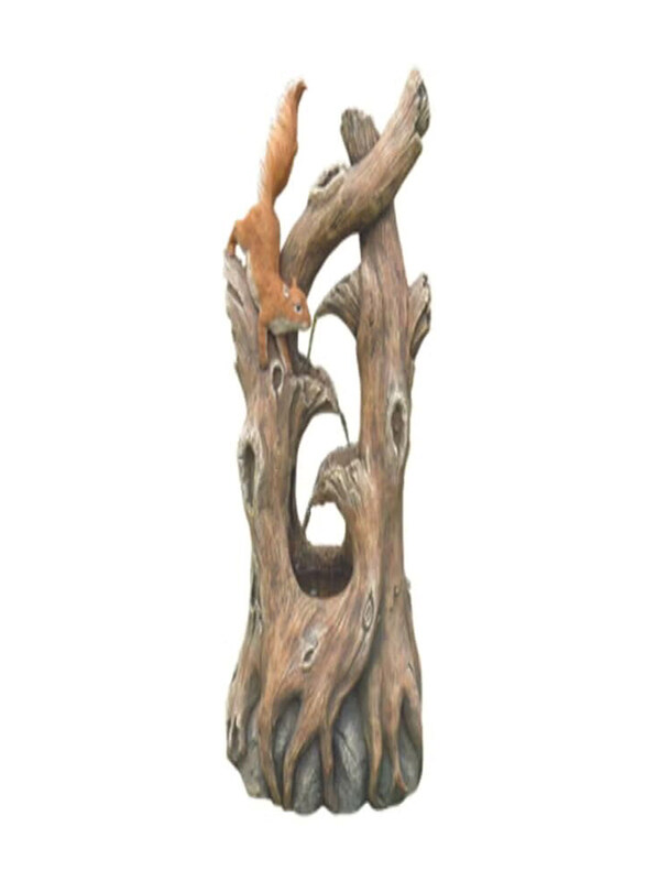 

Generic HT Squirrel On Branches Fountain, Brown