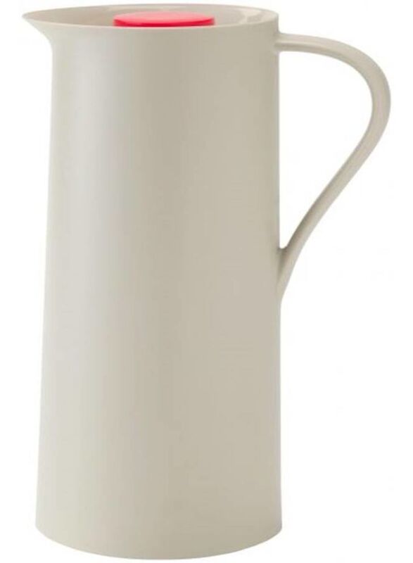 Behovd Vacuum Flask, Beige/Red