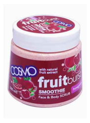 Cosmo Pomegranate Fruitburst Smoothie Face & Body Scrub, 12 x 500ml