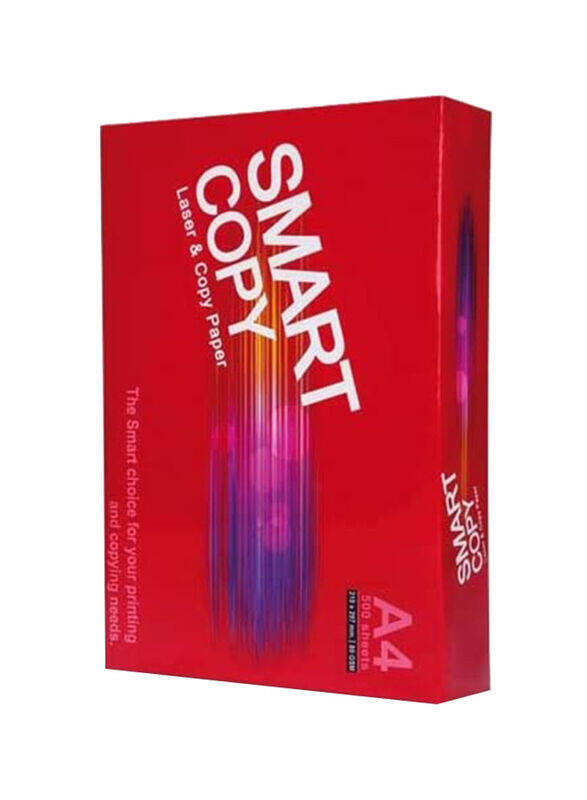 

Smart Copy Laser & Copy Paper, 500 Sheets, 80 GSM, A4 Size