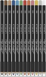 L3evel3 Hair Color Pencils 6pc Set Black