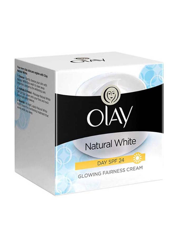 Olay Natural White Day Cream SPF 24, 50gm