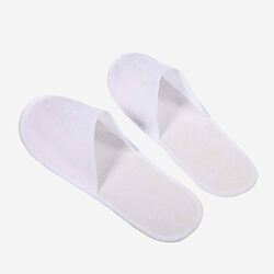 Diva Disposable Slippers Flipflop Expanded  Cream White  10 Pack