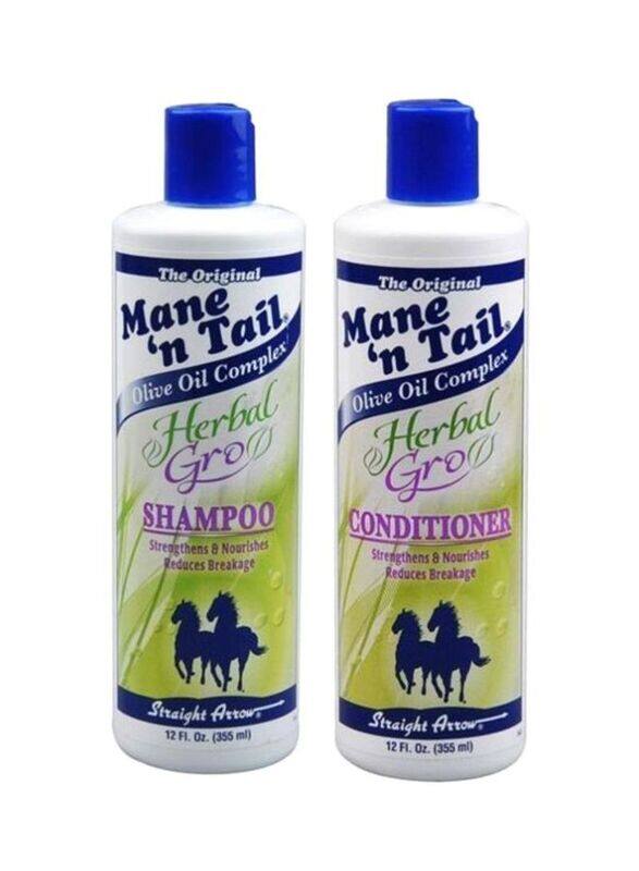 

Mane 'N Tail Herbal-Gro Shampoo and Conditioner Set, 2 Pieces, 710ml