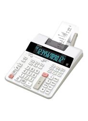 Casio 12-Digit Printing Calculator, Fr-2650rc-e-dc, White