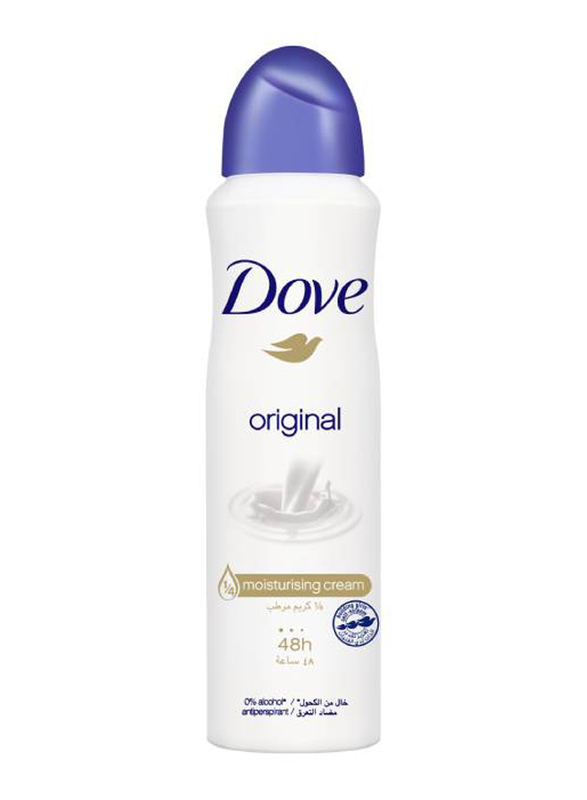 Dove Original Antiperspirant Deodorant Spray for Women, 150ml