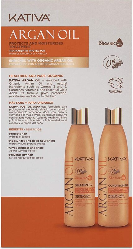 Kativa Organic Argan Oil Shampoo & Conditioner Set, 2 Pieces