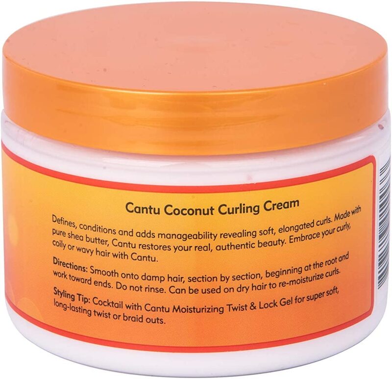 Cantu Shea Butter For Natural Hair Coconut Curling Cream, 340g