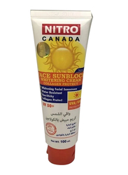 Nitro Canada Face Sunblock Whitening Cream Collagen Protect UV 50 Plus, 100ml