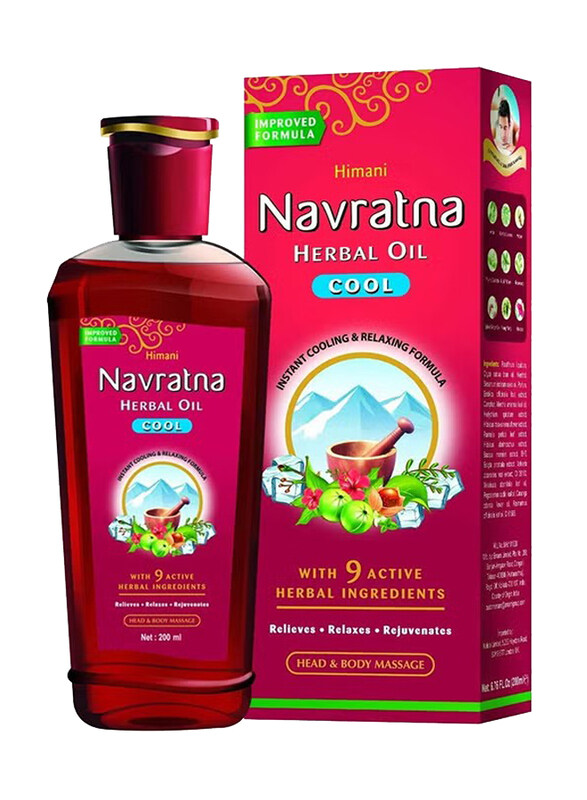 

Navratna Herbal Oil for All Type Hair, 200ml