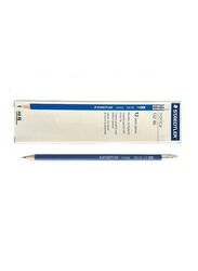 Staedtler 12 Pieces Norica HB2 Pencil Set with Eraser Tip, Blue