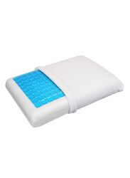 Memory Foam Bed Gel Pillow Cooling Orthopedic Cushion, White