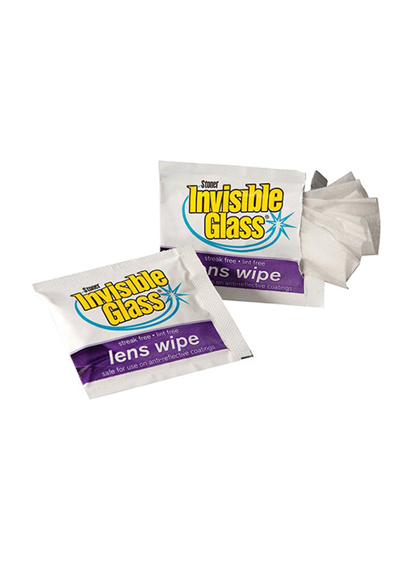 Stoner Invisible Glass Lens Wipes, 20 Pieces