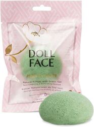 Pritty Facial Cleansing Konjac Sponge Green Tea