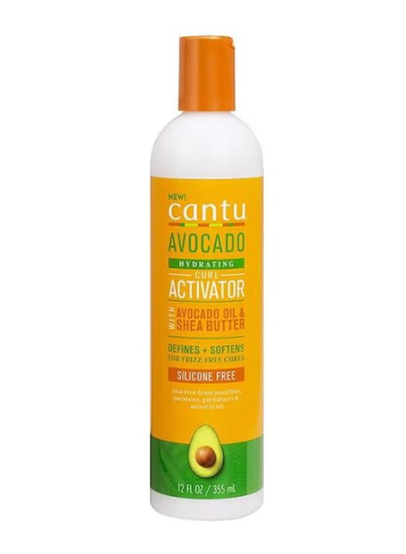 Cantu Avocado Curl Activator Cream for Curly Hair, 355ml