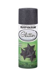 Rust-Oleum Glitter Spray Paint, 290g, Midnight Black