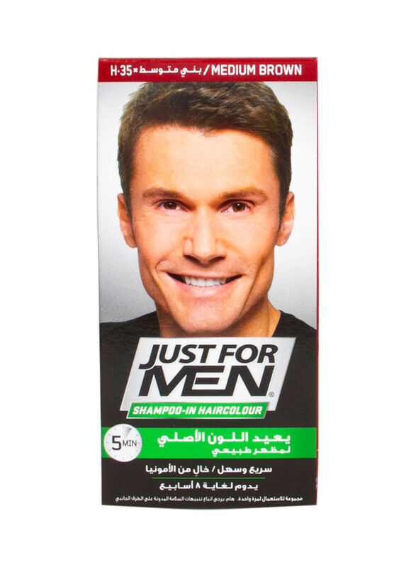 Just For Men Shampoo In Hair Colour, 60ml, Medium Brown
