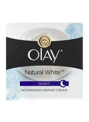 Olay Natural White Night Nourishing Repair Cream, 50ml