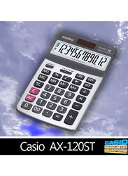 Casio Ax-120st Calculator, Black/Silver