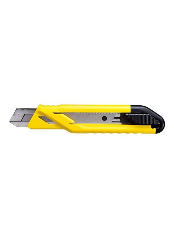 Stanley 18mm Knife Auto Snap-Off, STHT10265-8, Yellow/Black/Silver