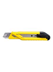 Stanley 18mm Knife Auto Snap-Off, STHT10265-8, Yellow/Black/Silver
