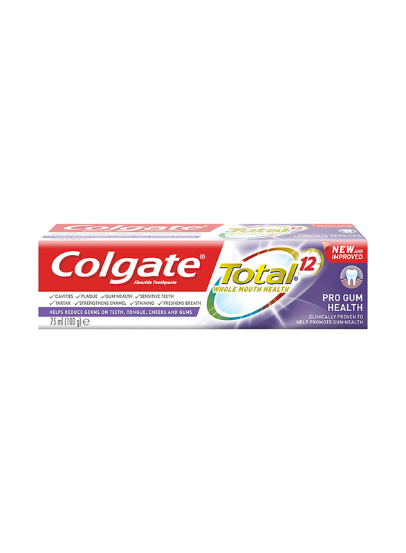 Colgate Total 12 hour Protection Pro - Gum Health Toothpaste, 75ml