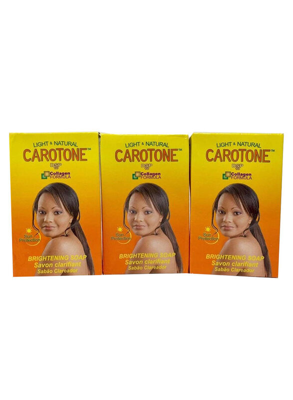 Carotone Brightening Soap Set, 3 x 6.7oz