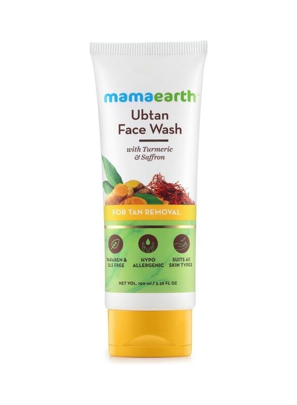 Mamaearth Ubtan Face Wash for Tan Removal 100ml