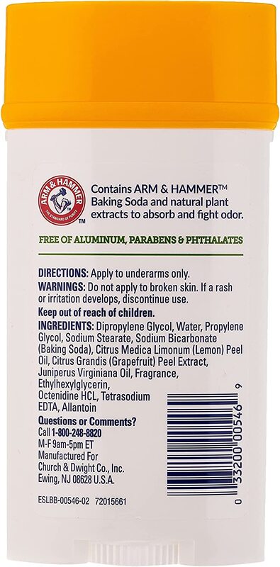 Arm & Hammer Essentials Juniper Berry Deodorant, 2.5oz