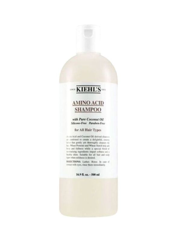 Kiehl's Amino Acid Shampoo with Pure Coconut Oil for All Hair Types, 500ml