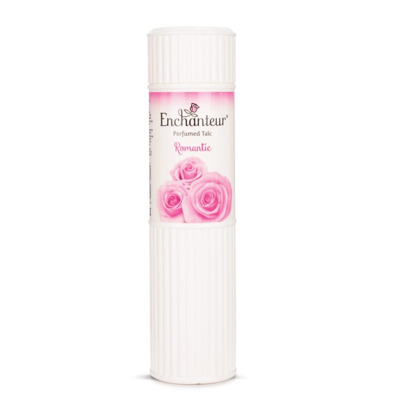 Enchanteur Romantic Perfumed Talc Powder, 100gm, White